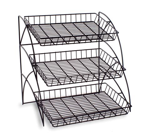 3 Wire Tray Display Rack Food And Retail Display