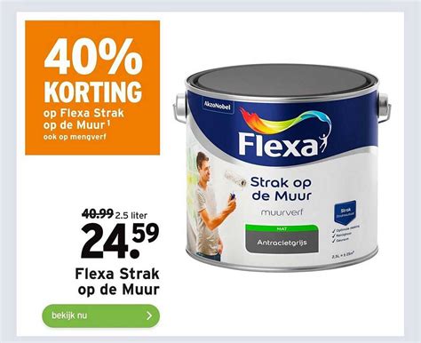 Flexa Strak Op De Muur Aanbieding Bij Gamma Folders Nl