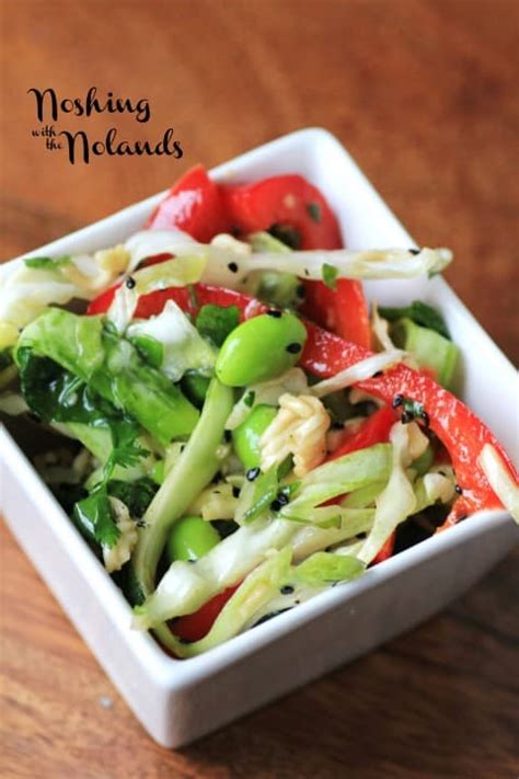 Japanese Cabbage Salad With Ichiban Noodles