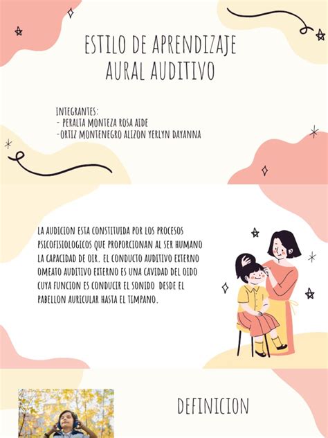 Estilo De Aprendizaje Aural Auditivo Pdf