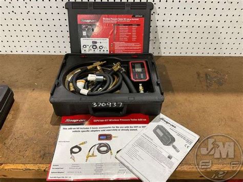 SNAP-ON WIRELESS PRESSURE TESTER - Jeff Martin Auctioneers, Inc.