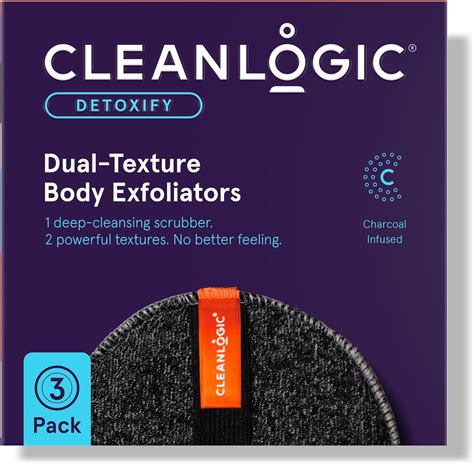 Amazon Cleanlogic Exfoliating Round Dual Texture Body Scrubber