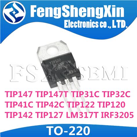 10pcs/lot Tip147 Tip147t Tip31c Tip32c Tip41c Tip42c Tip122 Tip120 ...