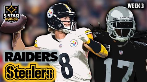 Kenny Pickett Bounces Back Steelers Vs Raiders Week 3 Highlights 5