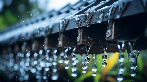 雨后屋檐下的水滴雨后的浪漫场景图片下载 觅知网