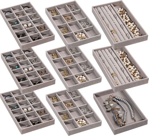 Amazon Findingking Gray Slot Size Jewelry Display Tray