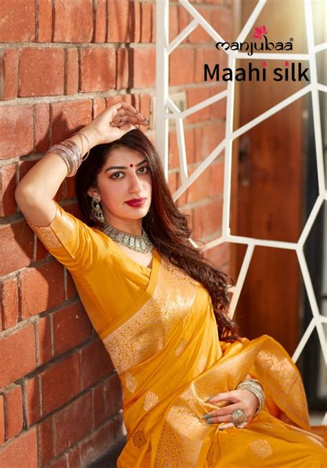 Manjubaa Presents Maahi Silk Indina Traditional Wear Banarasi Silk