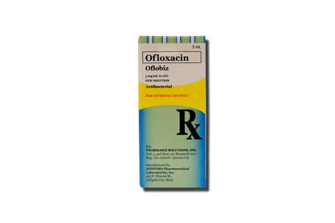 Ofloxacin Otic Drops Oflobiz Ashford Optium Medical