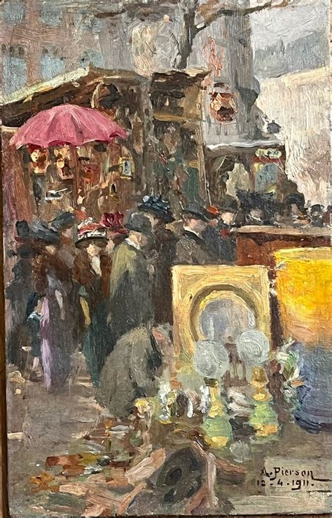 Proantic The Flea Market In Paris In By Albert L Opold Pierson