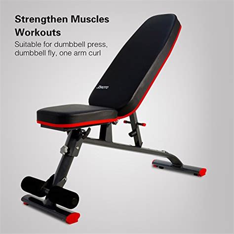 Joroto Adjustable Weight Bench Utility Workout Bench For Full Body