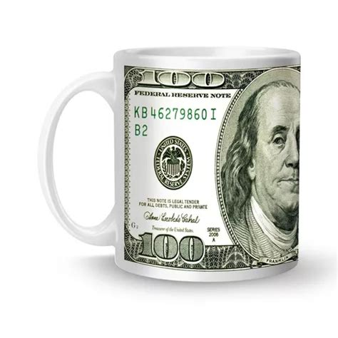 Caneca Dinheiro D Lar Americano Mercadolivre