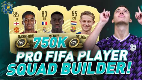 INSANE 750K PRO FIFA PLAYER SQUAD BUILDER FIFA 21 ULTIMATE TEAM BEST