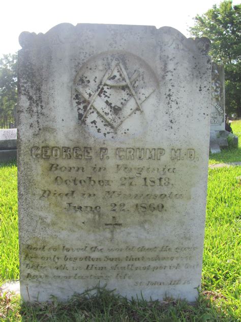 Dr George P Crump 1813 1860 Find A Grave Memorial