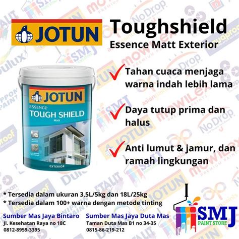 Jual Cat Tembok Eksterior Jotun Toughshield Warna Putih Chi Uk L