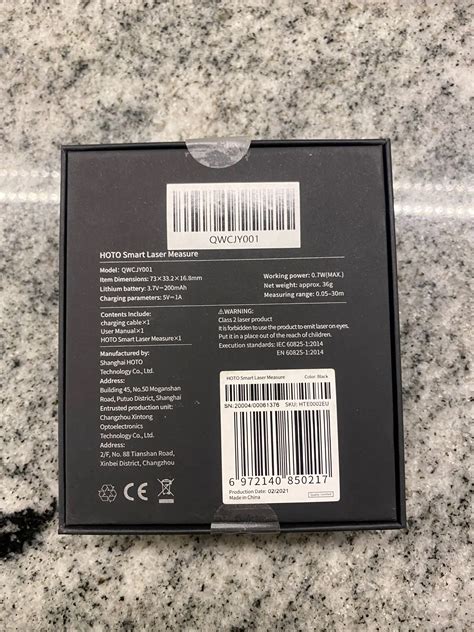 Умный лазерный дальномер Xiaomi HOTO Smart | Бесплатная доставка по России