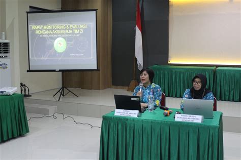 Rapat Monitoring Dan Evaluasi Tim Pembangunan Zona Integritas Pada