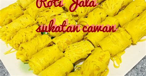 Resipi Roti Jala Sukatan Cawan R189 Oleh Zahrah Buang Cookpad