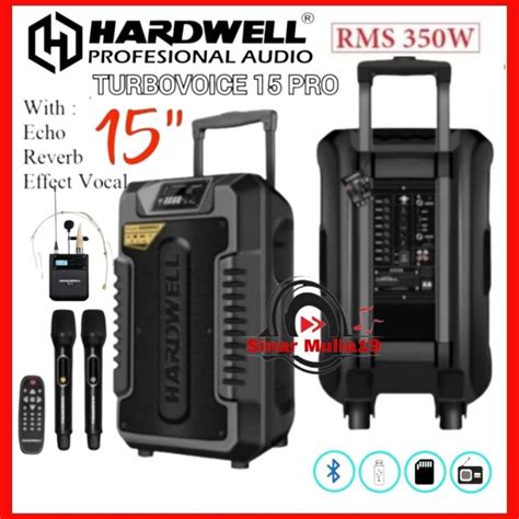 Jual Speaker Portable Inch Hardwell Turbovoice Pro Pro