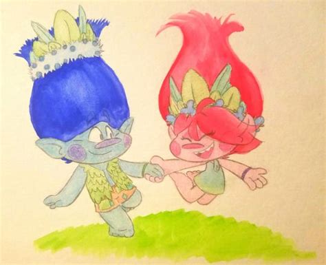 Broppy Tumblr Poppy And Branch Poppy Coloring Page Branch Trolls