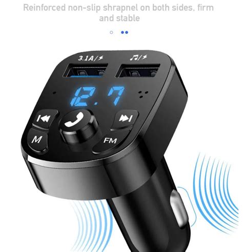 Wireless Car Kit With Bluetooth Fm Transmitter Mp Modulator