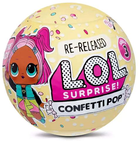 LOL Surprise Confetti Pop Re Released Confetti Pop Mystery 3 Pack Beatnik Babe MGA Entertainment