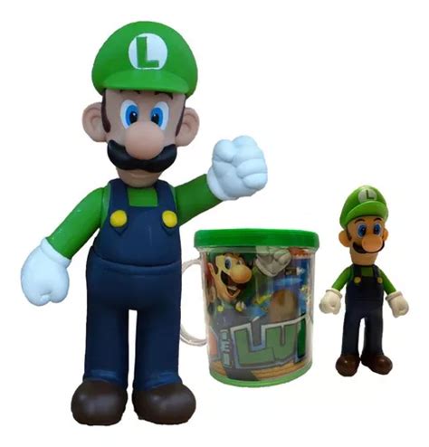 Kit Boneco Luigi 23cm E Luigi 12cm Caneca Personalizada MercadoLivre