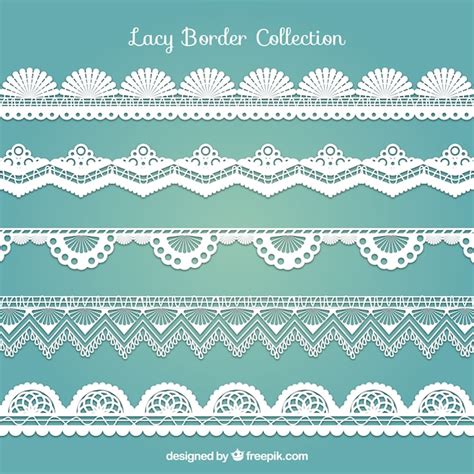 Free Vector Various Decorative Lace Borders