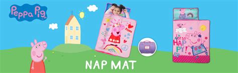 Amazon NoJo Peppa Pig I m so Happy Tapete para siesta para niños