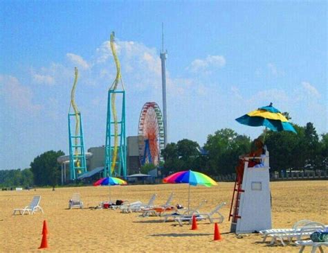 Cedar Point Beach Cedar Point Cedar Point Ohio The Buckeye State