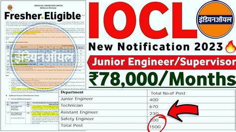 Iocl Recruitment Freshers Iocl Vacancy