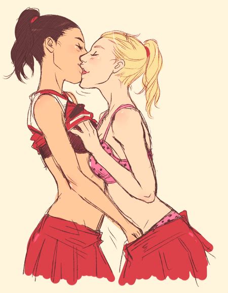 Rule 34 Artist Request Brittany Pierce Glee Tv Series Santana Lopez Teen Girl 913102