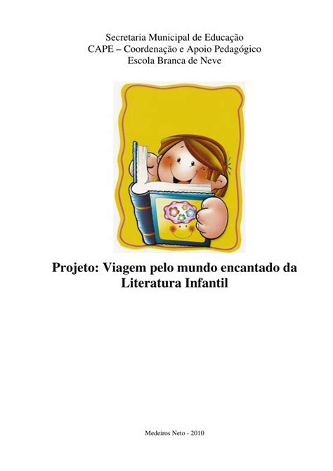 Pdf Projeto De Literatura Infantil Da Branca De Neve Dokumen Tips