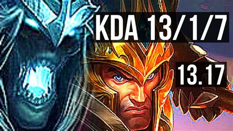 KARTHUS Vs J4 JNG 13 1 7 Godlike 300 Games EUW Challenger 13