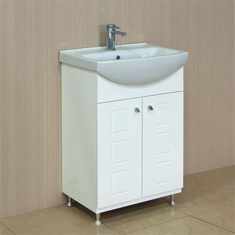 PVC Шкаф с мивка за баня 60 х 40.5 х 84см на крачета, Катрин ⋆ MASTERHAUS
