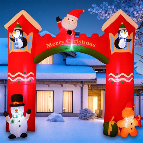 Double Couple 9FT Giant Christmas Inflatables Outdoor Decorations