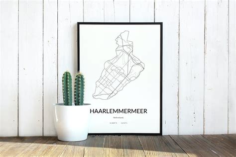 Haarlemmermeer Municipality Map Digital Printable Vector Illustration ...