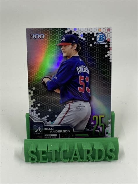 Bowman Scouts Top Chrome Ian Anderson Btp Braves Ebay