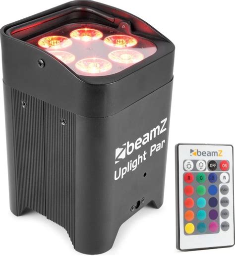 Beamz Bbp Uplight Accu Par Met X W In Led S Bol