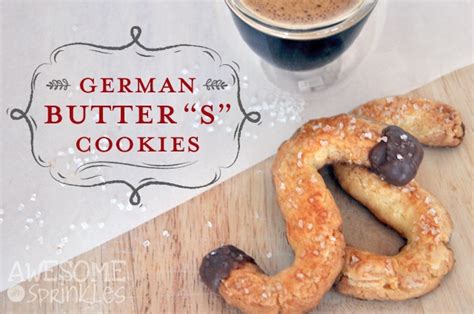 German Butter "S" Cookies - Awesome with Sprinkles