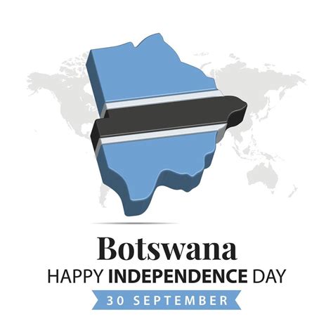 Botswana Independence Day D Rendering Botswana Independence Day