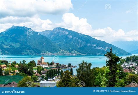 Spiez Castle in Switzerland Stock Image - Image of bern, swiss: 158503273