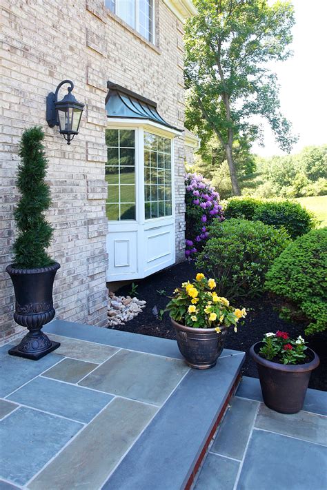 Bluestone Porch Steps Entrance Stone Porches Front Porch Steps