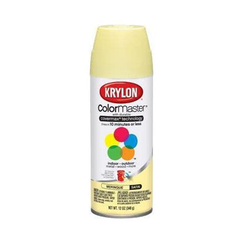 Krylon Colormaster Satin Meringue Spray Paint Leonard S Browne Co