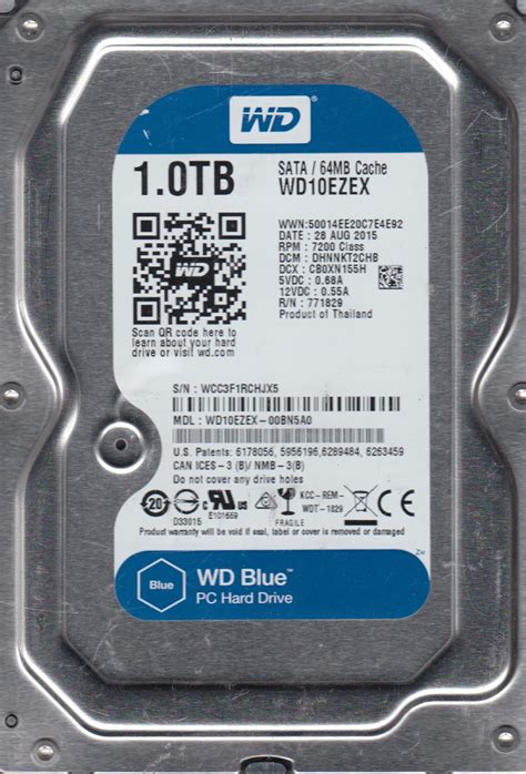 Wd Ezex Bn A Dcm Dhnnkt Chb Western Digital Tb Sata Hard