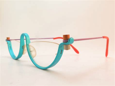 Vintage 80s Gail Spence Design Eyeglasses Frames Mod No 1 3200 Made In