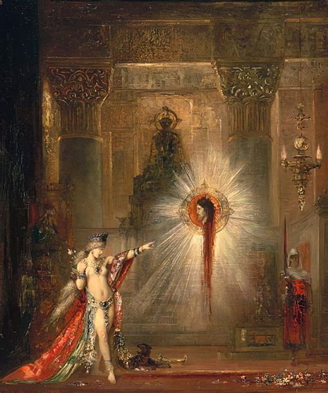 A aparição Gustave Moreau Impressão de arte