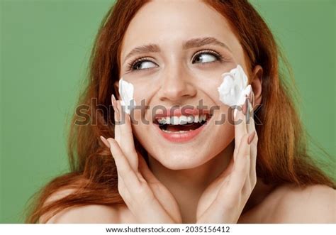 Close Beautiful Half Naked Topless Redhead Stock Photo Shutterstock