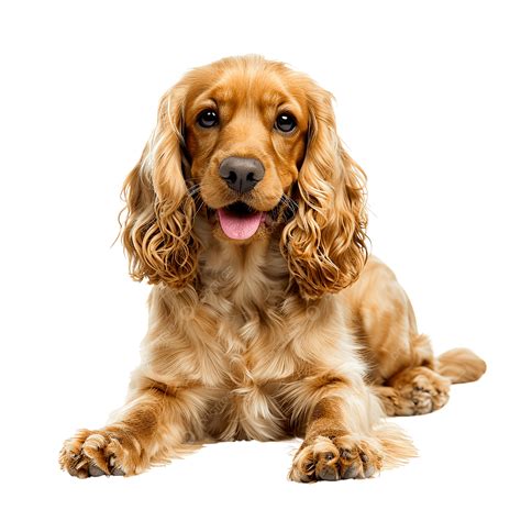 Isolated English Cocker Spaniel Dog On Transparent, Dog, Animal, Pet