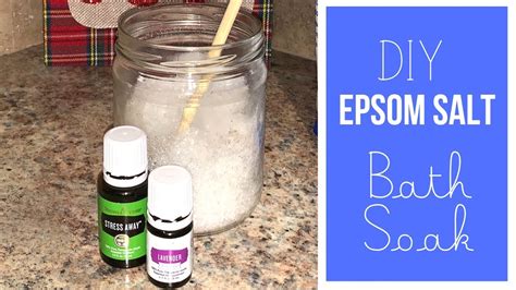 How To Make An Aromatherapy Epsom Salt Bath Using Essential Oils Youtube