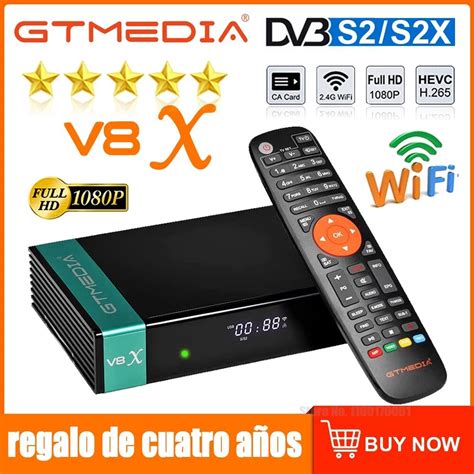 GTMEDIA V8X Satellite Receiver DVB S S2 S2X Mars TV Receivers Built